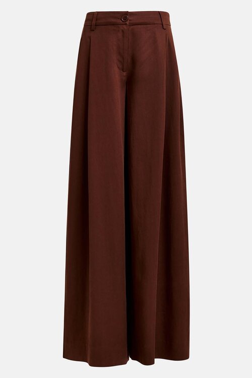 Essentiel Antwerp Bruine Pantalon Wide leg