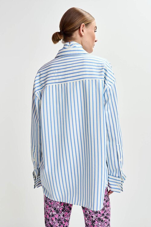 Essentiel Antwerp Blauwe Blouse