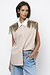 Dante 6 Beige Rhobin Fringe Shirt