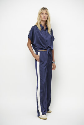 Dante 6 Donkerblauwe Dare Striped Pants