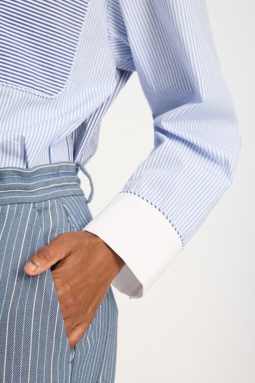 Munthe Blauwe Buxilima Blouse