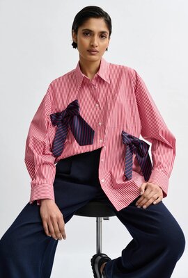 Essentiel Antwerp Rood Blouse Strikken