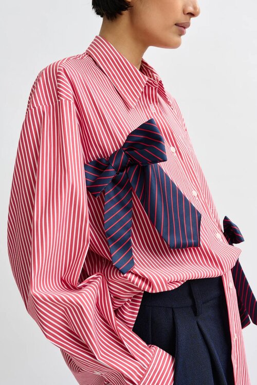 Essentiel Antwerp Rood Blouse Strikken