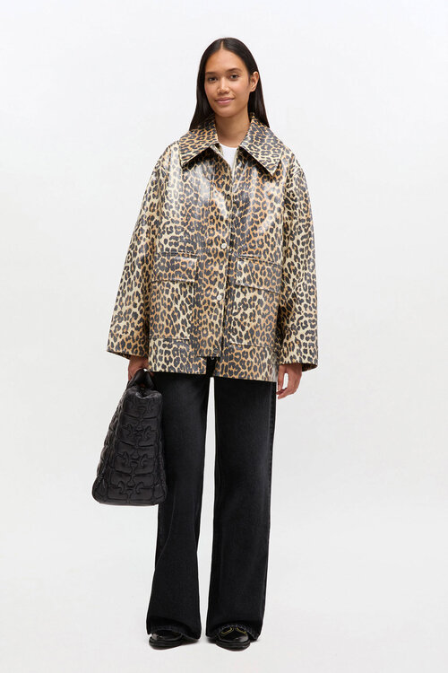 Ganni Leopard Jacket