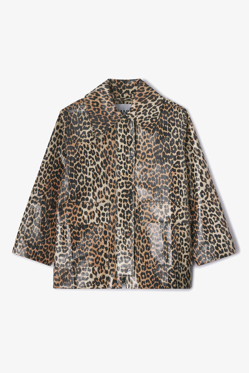 Ganni Leopard Jacket