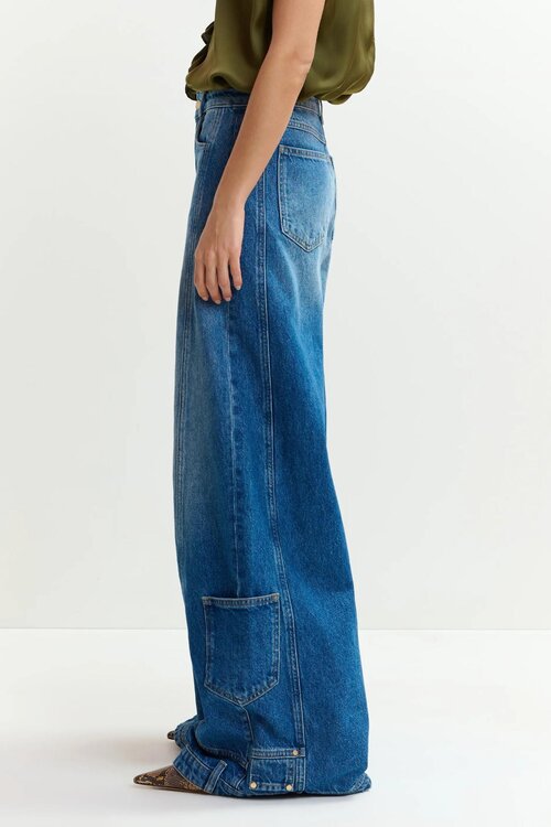 Essentiel Antwerp Blauwe Jeans Wide Leg
