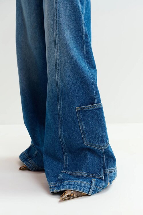 Essentiel Antwerp Blauwe Jeans Wide Leg