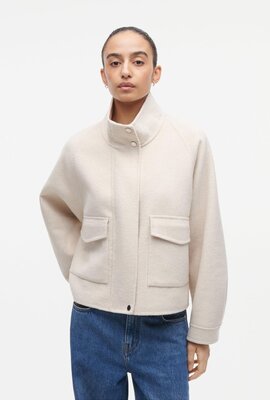 Studio AR by Arma Sand Cailin Wool Blend Coat