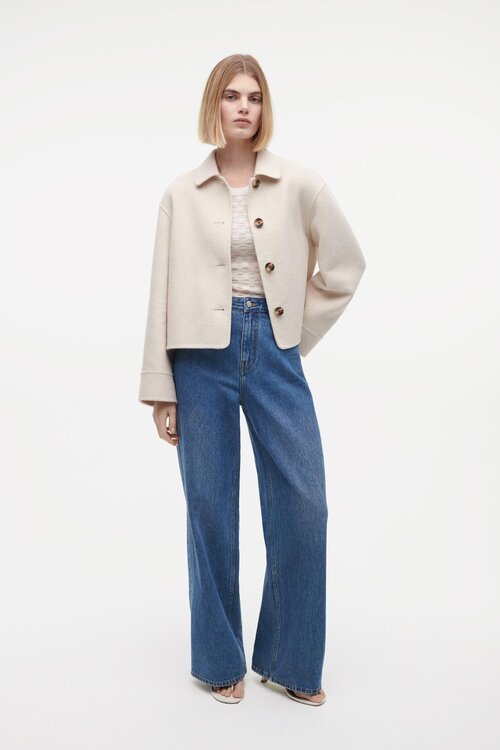 Studio AR by Arma Sand Nicolina Wool Blend Coat