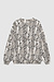 Anine Bing Snake Print Miles Sweatshirt
