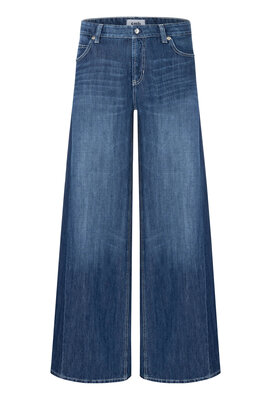 Cambio Donkerblauwe Palazzo Jeans