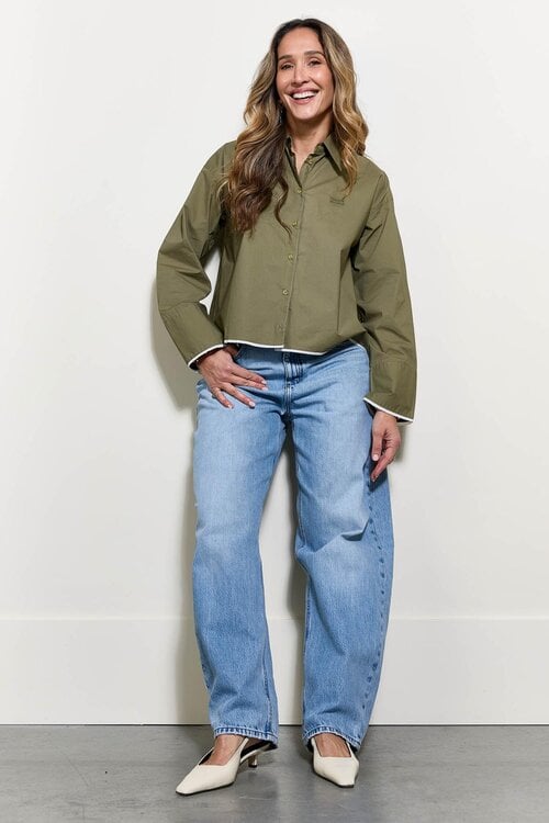 Coco Y Maria Khaki Blouse