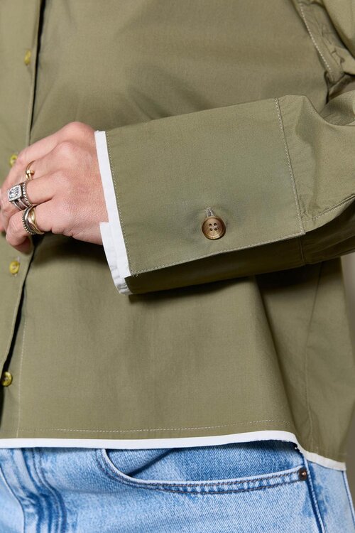 Coco Y Maria Khaki Blouse