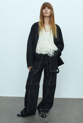 Day Birger et Mikkelsen Zwarte Canvas Twill pants