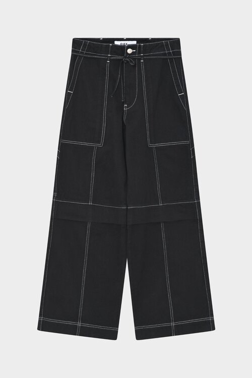 Day Birger et Mikkelsen Zwarte Canvas Twill pants
