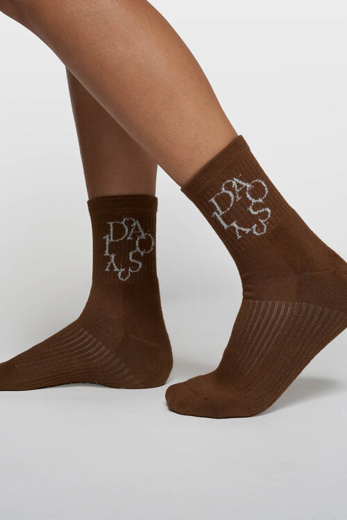 10Days dark truffle socks curly 10