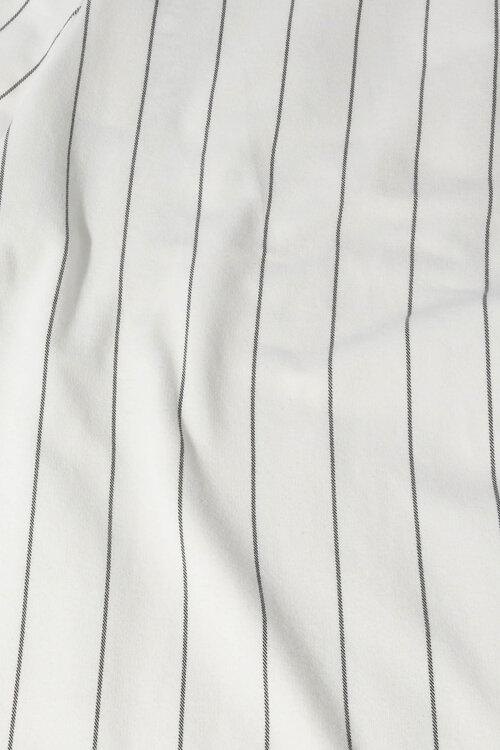 10Days Ecru wide jogger pinstripe