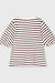 10Days white/dark truffle balloon tee stripes
