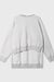 10Days Soft White Melee a-symmetric sweater