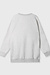 10Days Soft White Melee a-symmetric sweater