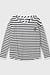 10Days Ecru/Black long sleeve tee stripes