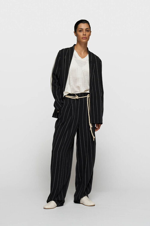 10Days Ecru mesh baseball tee