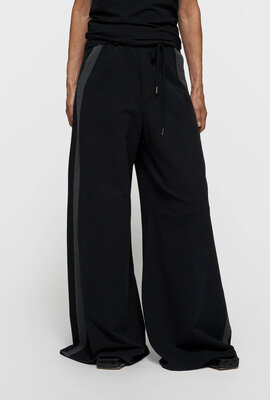 10Days Black super wide leg jogger