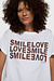 10Days White petit smile love tee