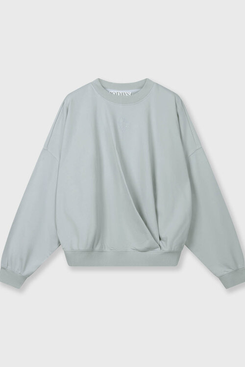 10Days Clean Blue sweater pleat