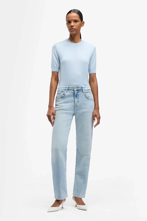 7 For All Mankind Light Blue Jeans Calie