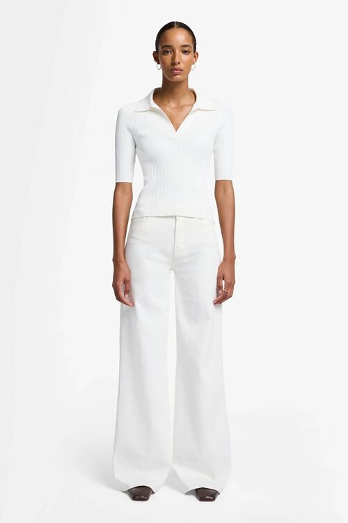 7 For All Mankind White Lotta Sugar Jeans