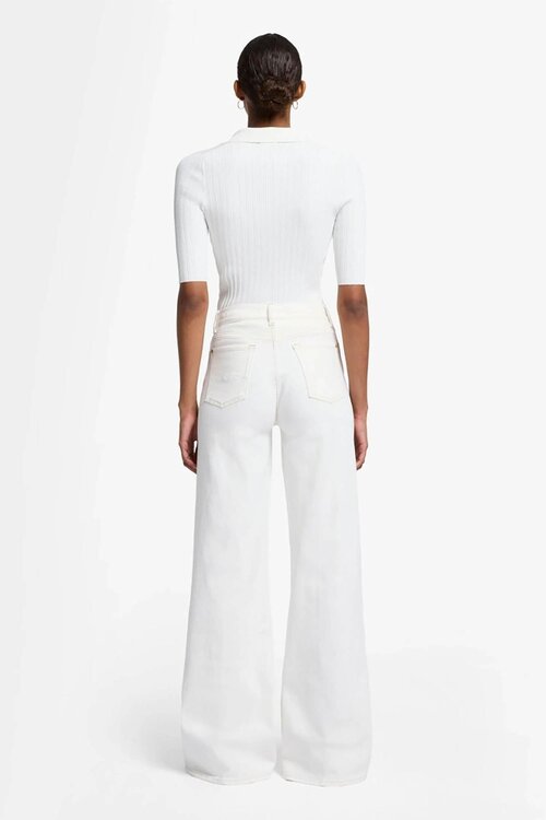 7 For All Mankind White Lotta Sugar Jeans