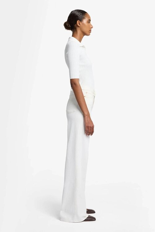 7 For All Mankind White Lotta Sugar Jeans