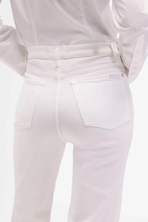 7 For All Mankind White Modern Dojo Soleil