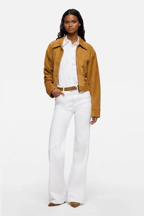 7 For All Mankind White Modern Dojo Soleil