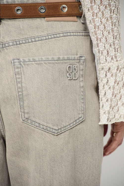 Dante 6 Grijze Brave Barrel Jeans