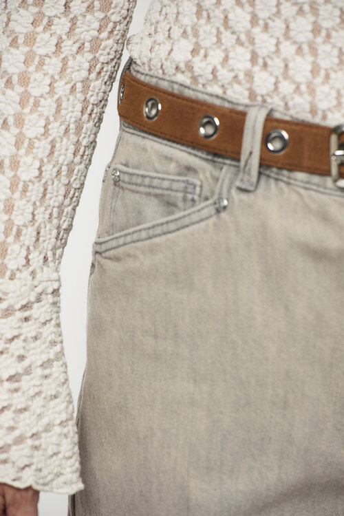 Dante 6 Grijze Brave Barrel Jeans