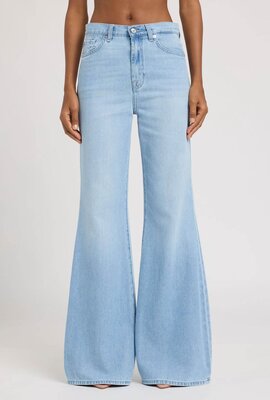 7 For All Mankind Blue Retro Flare Hana