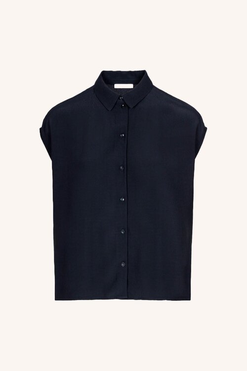 By Bar Zwart Kiek Viscose Top