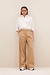 By Bar Camel Benji Poplin Pants