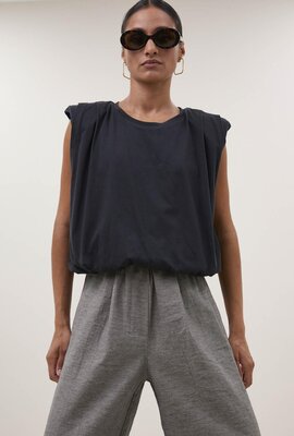 By Bar Black Nilou Jersey Top