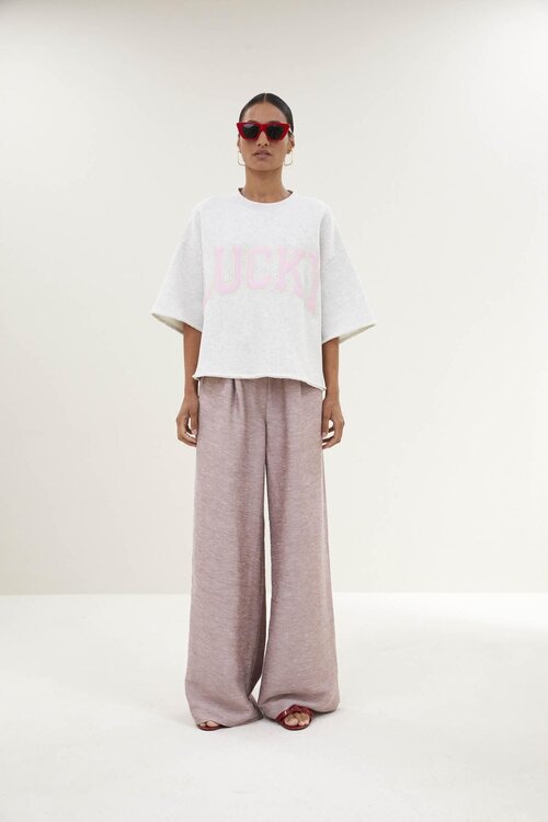 By Bar Licht Grijze Willow Lucky Top