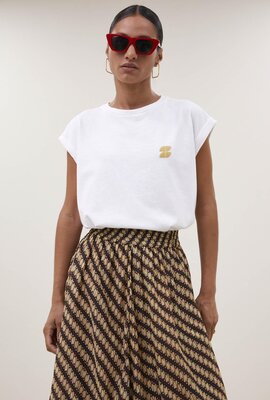 By Bar Witte Tobi Flame Logo Top