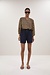 By Bar Donkerblauwe Leon Twill Short
