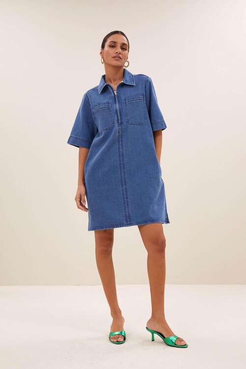 By Bar Denim Blue Philipe Denim Dress