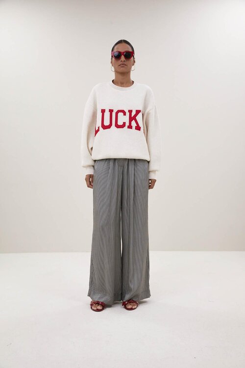 By Bar Sand Bibi Lucky Patchwork Sweater