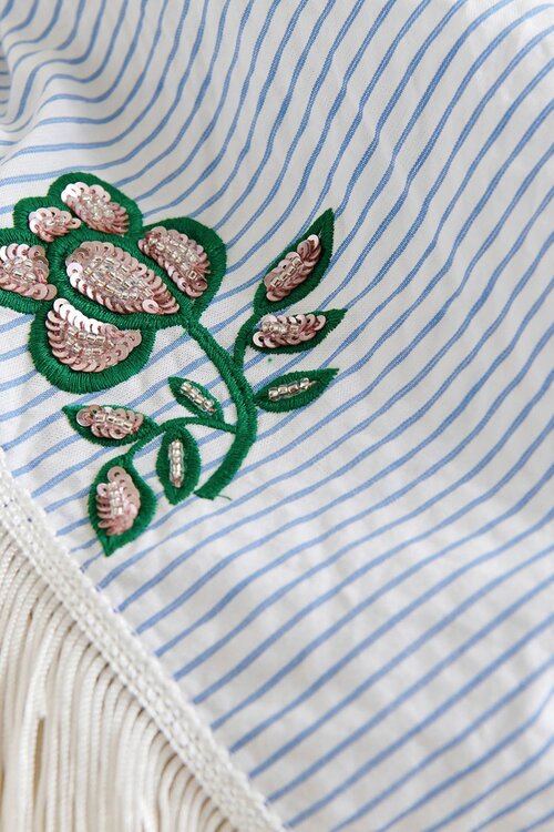 Essentiel Antwerp Blauwe Sjaal