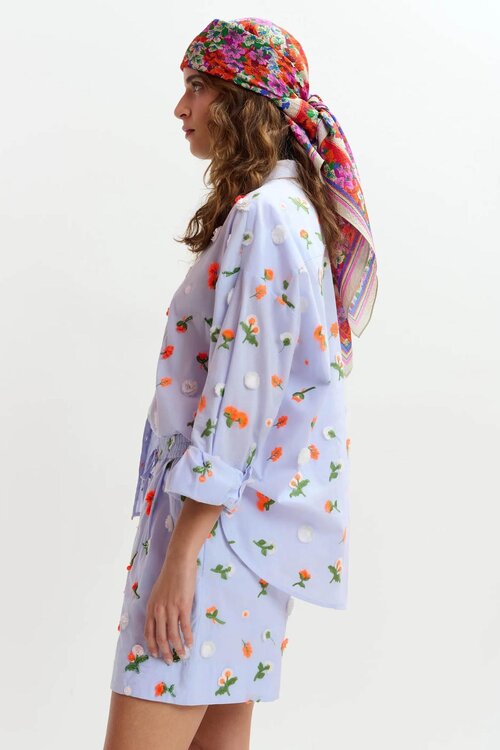 Essentiel Antwerp Lichtblauwe Blouse