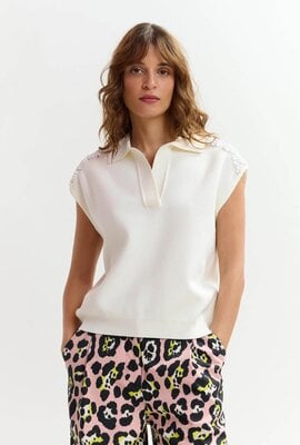 Essentiel Antwerp Off White Polo