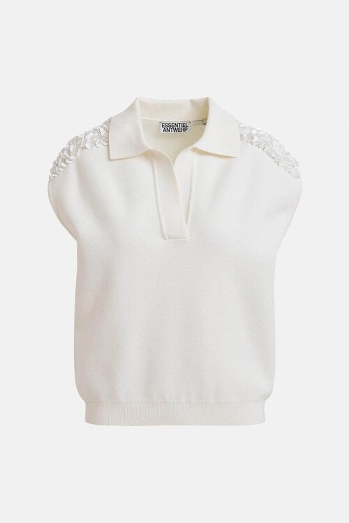 Essentiel Antwerp Off White Polo